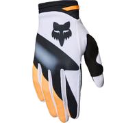 FOX 180 Noble Motocross Gloves, black/white/yellow, size M