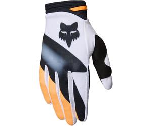 FOX 180 Noble Youth Motocross Handschuhe, black/white/yellow, size L