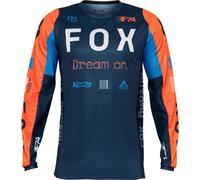 FOX 180 Race Spec Motocross Jersey, blue-orange, size S for Men
