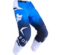FOX 180 Shield Motocross Pants, white-blue, size 32 for Men