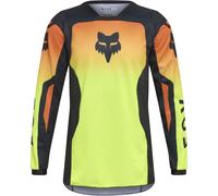 FOX 180 Shield Youth Motocross Jersey, black/yellow, size YM