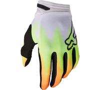 FOX 180 Statk Motocross Gloves, red/yellow, size XL