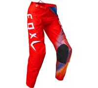 FOX 180 Toxsyk Youth Motocross Pants, red, size 26