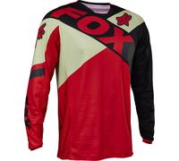 FOX 180 Xpozr Motocross Jersey, black-red, size XS for Men