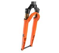 Fox 32 Ax Kashima Factory Series Fit4 3pos-adj 15x100 Mm 45 Offset Gravel Fork Black 28´´-700C / 40 mm 28´´-700C Orange