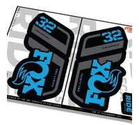 Fox 32 Performance 2021 Fork Decals - Blue - Licensed by Fox GLOSS
