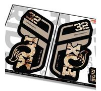Fox 32 Performance 2021 Fork Decals - Scorched Earth - Licensed by Fox Gloss