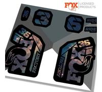Fox 36 Factory 2021 Fork Decals - Nebula - Fox Licensed Product GLOSS