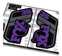 Fox 36 Performance 2021 Fork Decals - Purple- Licensed by Fox Gloss