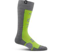 FOX 360 Divider Motocross Socks, grey-yellow, size M for Men