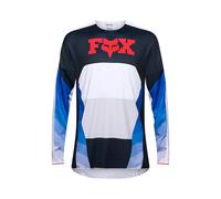 FOX 360 Fade Motocross Jersey, white-blue, size S for Men