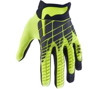 FOX 360 Motocross Gloves, yellow, size S for Men
