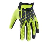 FOX 360 Motocross Gloves, yellow, size M for Men