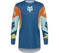 FOX 360 Tine Motocross Jersey, blue-orange for Men