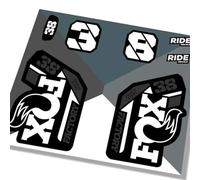 Fox 38 Factory 2021 Fork Decals - White GLOSS