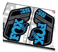 Fox 38 Performance 2021 Fork Decals - Blue - Licensed by Fox MATTE