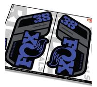 Fox 38 Performance 2021 Fork Decals - Slate Blue - Licensed by Fox MATTE