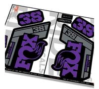 Fox 38 Performance Elite 2021 Fork Decals - Purple- Licensed by Fox MATTE