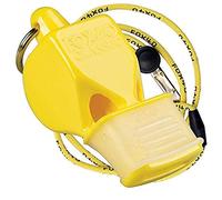 Fox 40 Classic CMG (Cushioned Mouth Grip), Yellow,115 db (Single With Lanyard),9603-0208