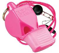 Fox 40 Classic CMG Whistle with Lanyard Referee Coach, Safety Alert Pink