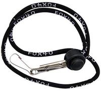 Fox 40 Logo Design 14" Rope Style Adjustable Cord Lock Wrist Lanyard Black