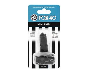 Fox 40 Mini CMG with Breakaway Lanyard Black