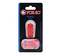 Fox 40 Pearl Safety Whistle C/W Wrist-Lanyard Red, One Size