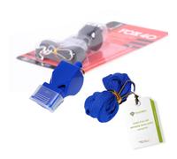 Fox 40 referee whistle and reliable coach whistle in a bright blue finish | An authentic Fox 40 sports whistle for your games. This classic pealess model offers loud audio for professional referees.