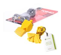 Fox 40 referee whistle and reliable coach whistle in bright yellow finish