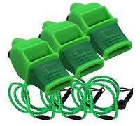 Fox 40 Sonik Blast CMG w/Breakaway Lanyard 3 Pack (Neon Green)