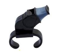 FOX 40 SONIK BLAST WHISTLE WITH FINGER GRIP - Black - Sports