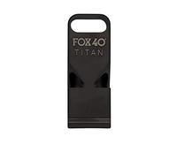 Fox 40 Titan Premium Dual Tone Titanium Whistle - Matte Black