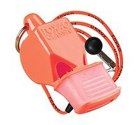 Fox 40 Tri-Foxco Orange Classic Pealess Whistle, 115 db (Single With Lanyard) (LEPUSHPDJ6463)