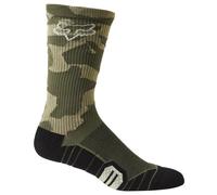 Fox 8in Ranger Cushion MTB Socks Green Camo