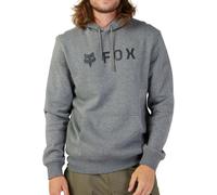 Fox Absolute Mens Cycling Hoody Grey Fleece Hooded Pockets Adjustable Sports