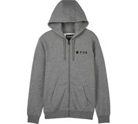 FOX Absolute Zip Hoodie, grey, size M