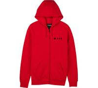 FOX Absolute Zip Hoodie, red, size M for Men
