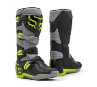 FOX Comp Motocross Boots, grey-yellow, size 46 for Men