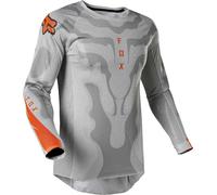 FOX Airline Exo Motocross Jersey, grey-orange, size S for Men