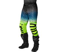 FOX Airline Reepz Motocross Pants, black-yellow, size 28