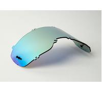 FOX Airspace / Main MX22 Injection Mirrored Replacement Lens, blue mirrored, One size