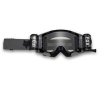 FOX Airspace Roll-Off Motocross Goggles, black, One size