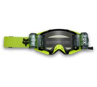 FOX Airspace Roll-Off Motocross Goggles, yellow, One size