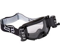 FOX Airspace Stray Roll-Off/Tear-Off Motocross Goggles Set, black for Men