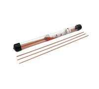 Fox Alloy 20pcs Copper Brazing Rods BCuP-2 (5/64") 2mm Phosphorus Round Self Fluxing Welding Brass Brazing Rod Sticks TIG Arc Pipes for Air Conditioner Refrigerators Pipe Gas (Bcup-2 20PCS)