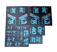 FOX AM Heritage Fork & Shock Decal Kit 2019 Turquoise