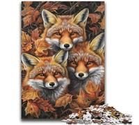 Fox And Fallen Leaves Jigsaw Puzzles 2000 Pieces for Adults Teens,Challenging Game Gifts for Is Ideal As A Gift for The Whole Family (70X100cm)