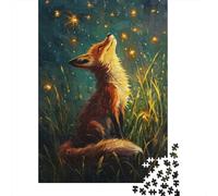 Fox And The Star Lights 1000-Piece Jigsaw Puzzle for Adults, 70x50cm/1000pcs, A Calm After-work Activity; Low-dust Card Pieces for Tidy Sorting