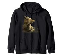 Fox Animal Lover Nature Wildlife Forest Fauna Zip Hoodie