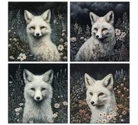 Fox Animals Diamond Painting Kits for Beginners Adults 14x14in z-310